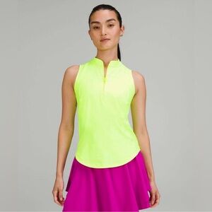 NWOT Lululemon Front-Zip Mockneck Tennis Tank Top
